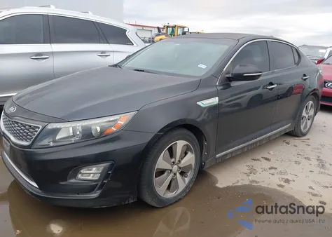 2014 Kia Optima Hybrid Ex from USA, damaged, VIN KNAGN4AD5E5076717